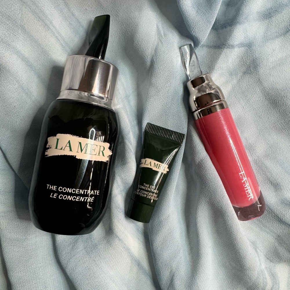 La Mer the Concentrate 1.7 fl oz + Lip Gloss + Eye Concentrate Set
